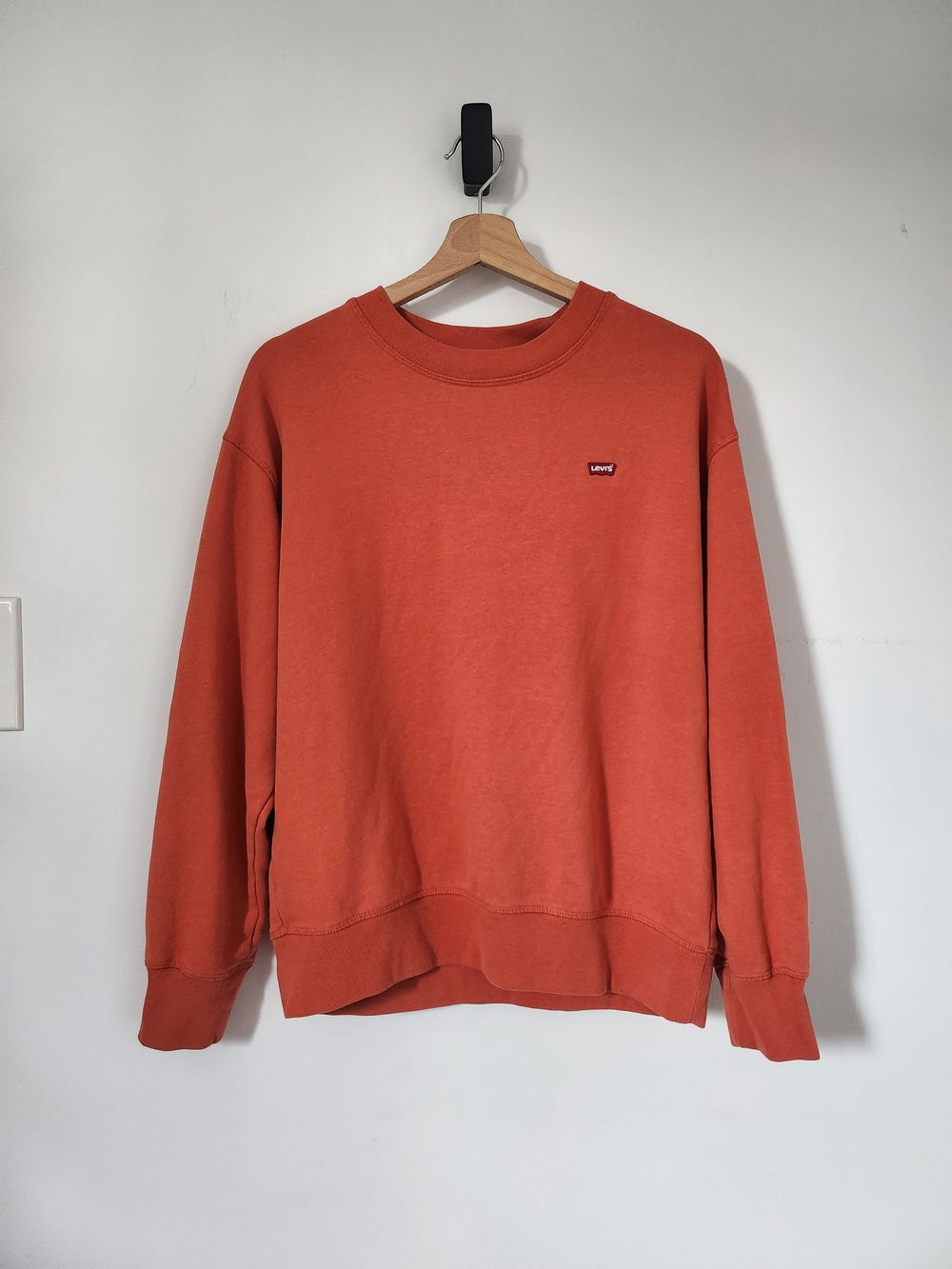 Levi's Rust Orange Crewneck Pullover